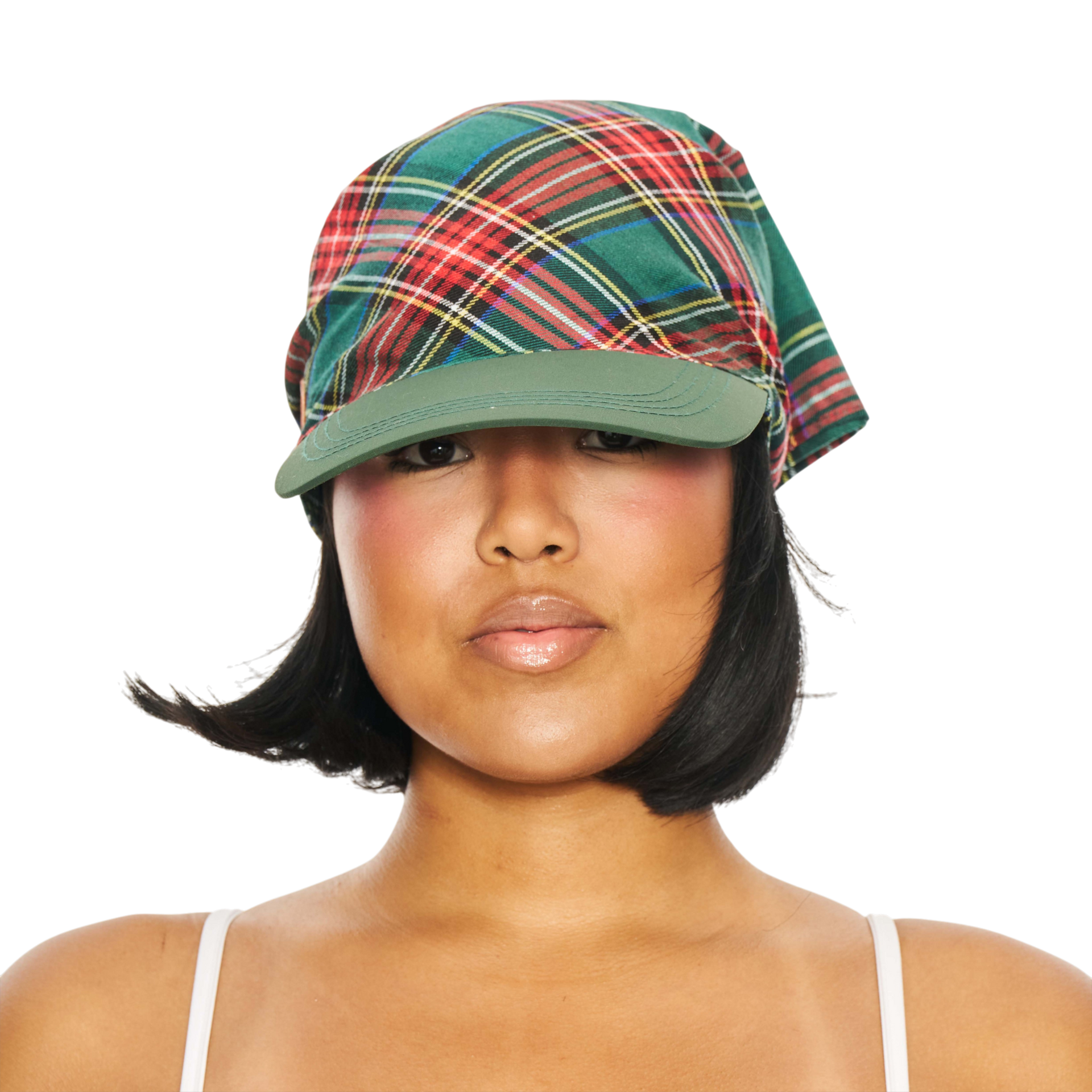 Hikage Tie Hat (GREEN/RED)