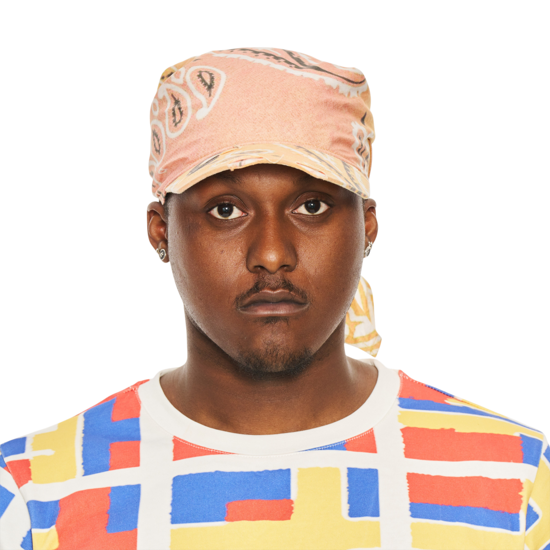 Paisley Hikage Tie Hat (Yellow)