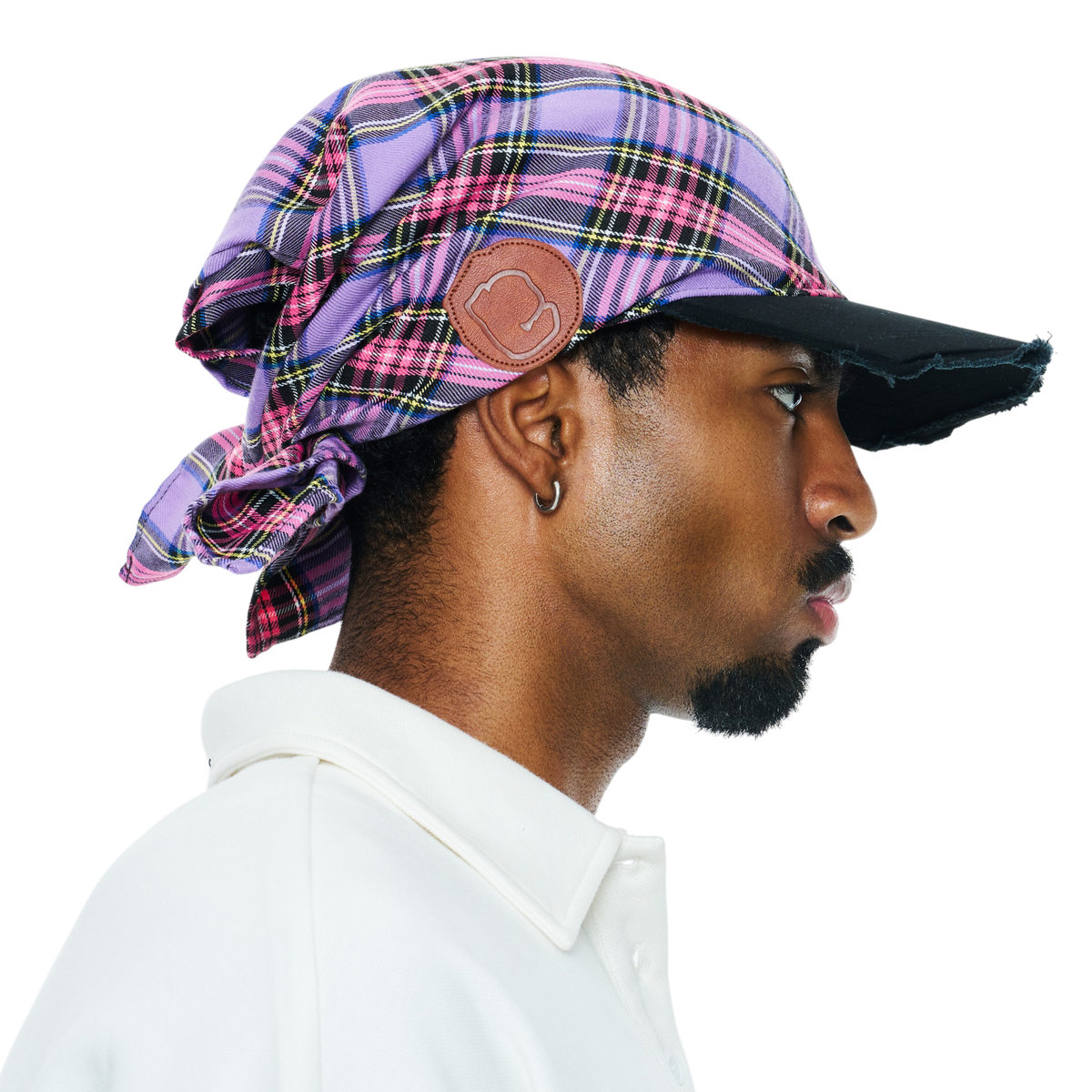 Black/ Purple Hikage Tie Hat